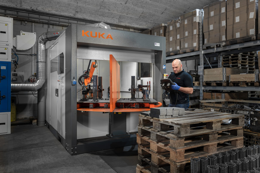 Deutsches Verzinkungswerk investiert in kompakte KUKA Schweißzelle zur Steigerung der Effizienz und lokalen Produktion